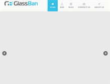 Tablet Screenshot of glassban.com